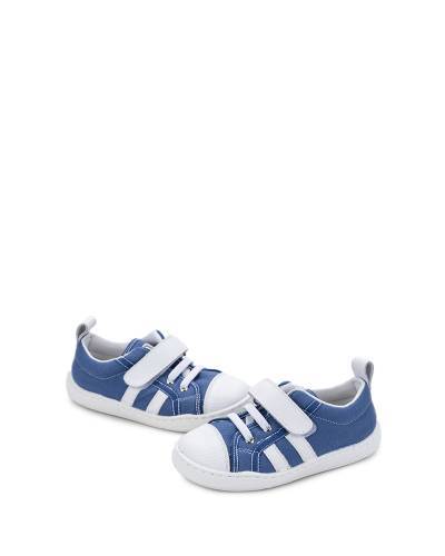 Bamba Respetuosa Barefoot Azulón Velcro + Elástico _2 Bamba Respetuosa Barefoot Azulón Velcro + Elástico _2