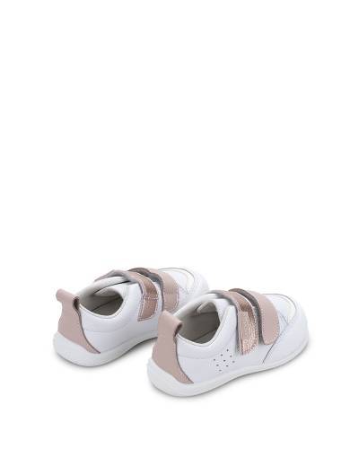Zapatilla Respetuosa Deportiva Blanca-rosa brilli_2