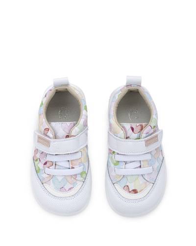 Zapatilla respetuosa bebé estampado corazones Zapyflex_2