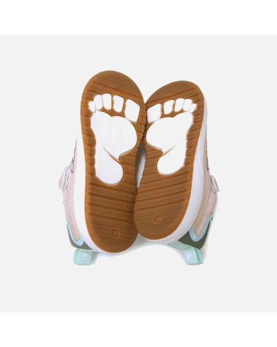 Zapatilla Barefoot Niña Rosa Mustang Kids