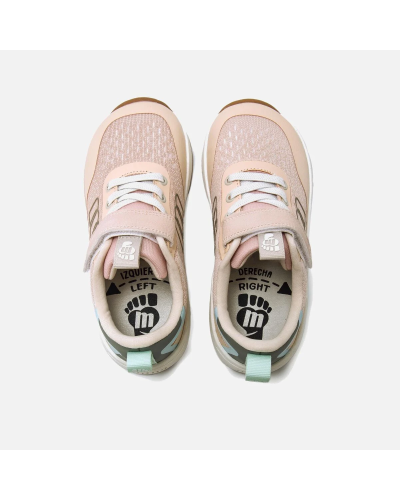 Zapatilla Barefoot Niña Rosa Mustang Kids