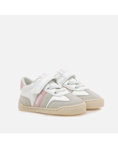 Zapatilla tipo samba bebe rosa Mustang respetuosa