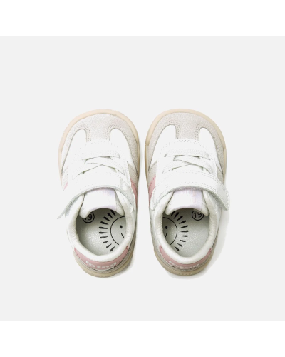 Zapatilla tipo samba bebe rosa Mustang respetuosa