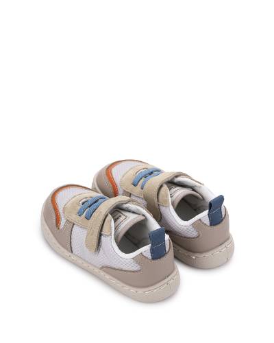 Zapatilla Tortola Zapyflex color piedra vista cenital